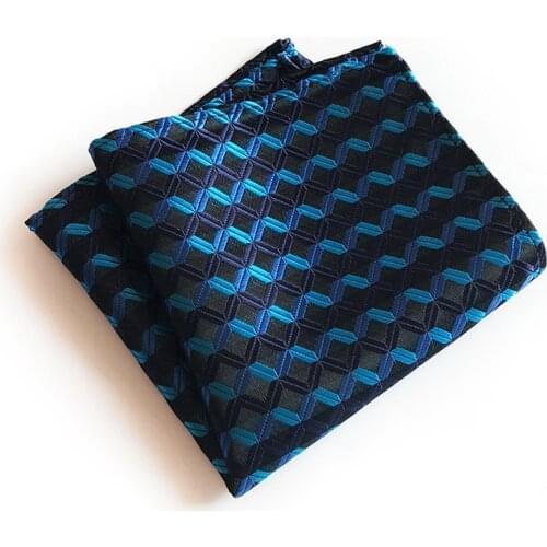 Unique Design Fashion Explosion Models 25x25cm Polyester Pocket Towel Monochrome Point Business Dress Decoration Square Towel