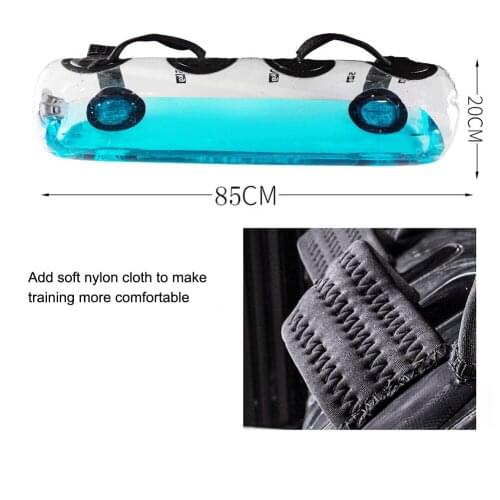 25/50kg Yoga Weight Bearing Aqua Water Bag Home Fitness Weightlifting Body Building Gym Sports Strength Training Work Out Access