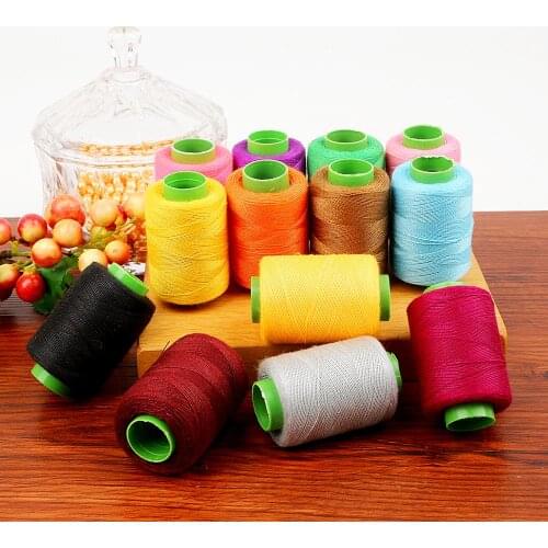 1Roll/bag High Tenacity Cotton Machine Embroidery Sewing Threads Hand Sewing Thread Craft Embroidery Thread