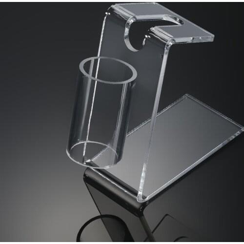 1Pc Tattoo Machine Holder Acrylic Transparent Tattoo Supply Stand Rack Rest Organzier