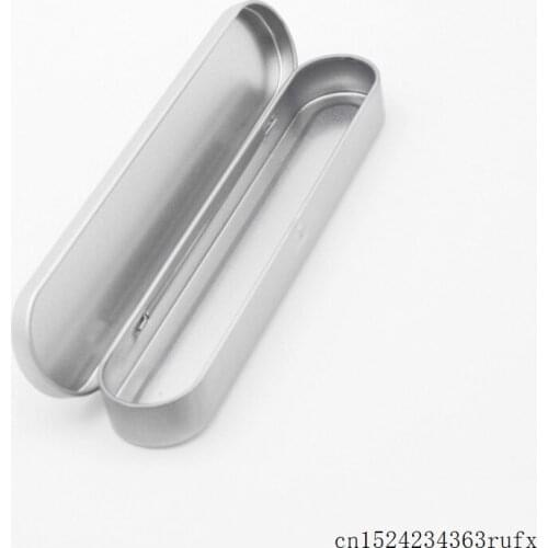 100 Pcs Pen Box Tin Storage Box Glossy Pencil Case Organizer for Acne Needle Metal Storage Containers