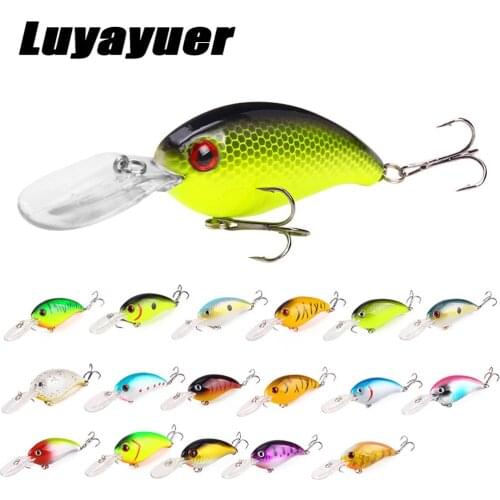 18Pcs Wobbler Mini Topwater Crankbait 10cm/13.6g Artificial Bait Hard Floating Wobbler for Fish Bass Fishing Tackle