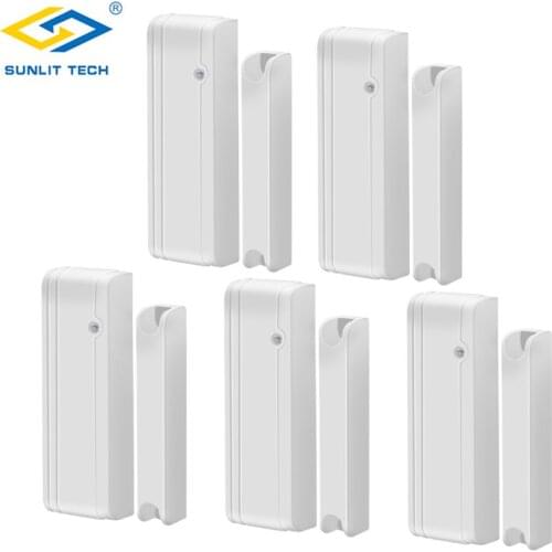 5pcs Mini Indoor Wireless Door Sensor Detector MD-215R for Smart Home 433MHz Focus ST-IIB ST-V ST-IV ST-VGT Alarm System