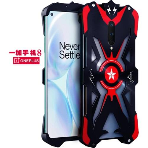 Aluminum Armor Thor Case For Oneplus 8 Pro Oneplus 7T Case Cover The Flash Iron Man Phone Protective Shell Skin Bag