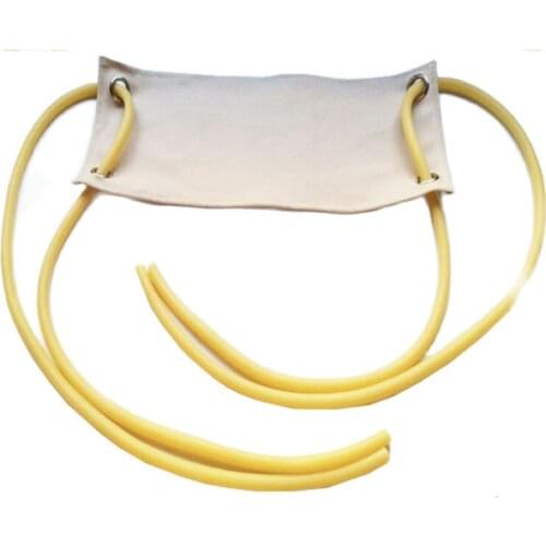 Athlete core strength training track and field resistance running sprint latex tube traction pull rubber band elastic rope