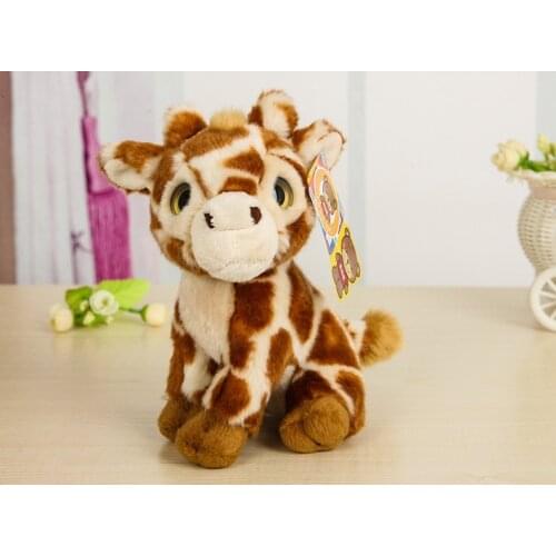 Free Shipping 18cm Kawaii Deerlet Plush Toys Simulation Stuffed Animal Toys Deer Dolls Gifts For Kids