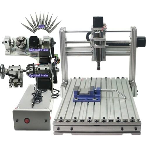 CNC Engraver Milling Machine DIY 3040 PCB Carving Wood Engraving Mach3 USB Port With ER11 CNC 4030 Woodworking Wood Routers