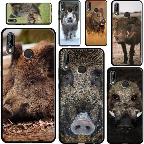 Wild boar For Huawei Nova 5T Mate 20 Lite P Smart 2019 2021 Case For Huawei P30 P40 Lite P10 P20 Pro