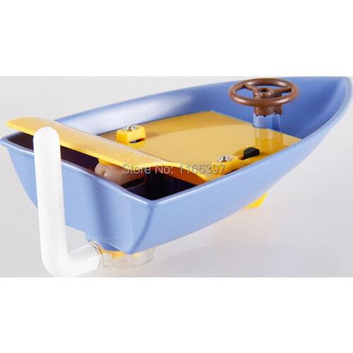 Teenage children kids scientific science educational models experimental toy materials magic jetboat make experiment