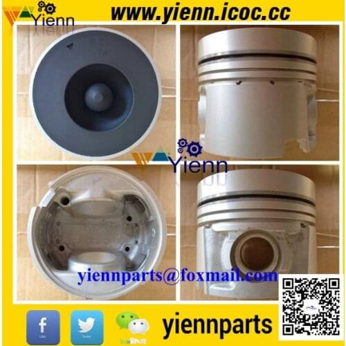 For Nissan FD46 FD46T Piston With Pin And Clips 12010-0T31 12010-31D02 Atlas 200 FD46 Diesel Engine Parts