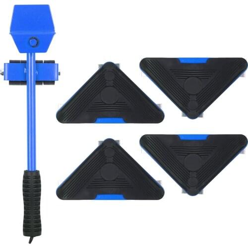 Heavy Duty Furniture Lifter with 4 Sliders for Safe Moving Moving Tool Shifter 5 Pack Object Mobile Tool Mover Hand Tool Set