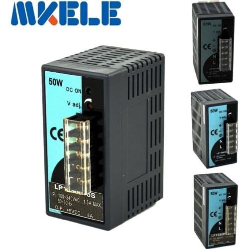 LP-50 Series 5V 12V 24V 4.2A Mini Size Din Rail Switching Power Supply Led Driver Switching Power Supply DC AC Transformer
