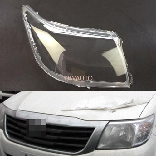 Car Headlight Cover for Toyota Hilux 2009 2010 2011 2012 Headlamp Lens Replacement Auto Shell
