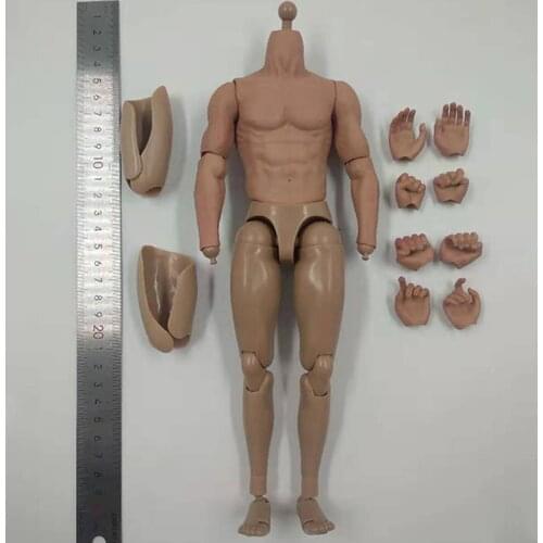 S005 1/6 scale man boy model military chest muscles similar to TTM19 Wolverine 12 "soldier series doll model