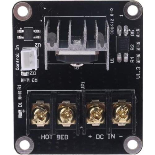 3D Printer Heated Bed Power Module Hotbed MOSFET Expansion Module Inc 2pin Lead With Cable for Anet A8 A6 A2 Ramps 1.4 M2EC