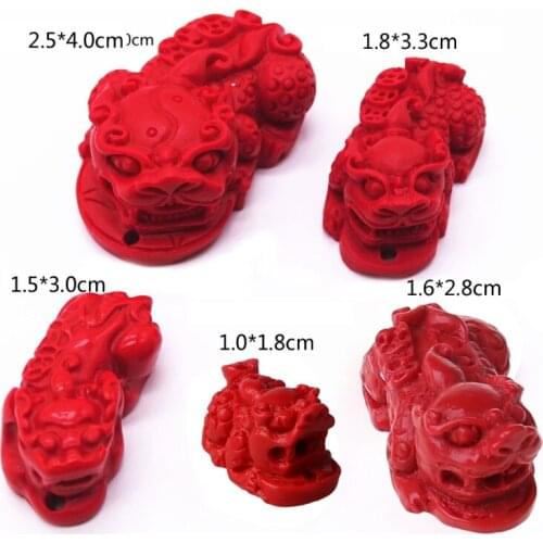 Natural Pendant Handmade Pixiu Charm Beads Lucky Amulet Pendant Jewelry Making