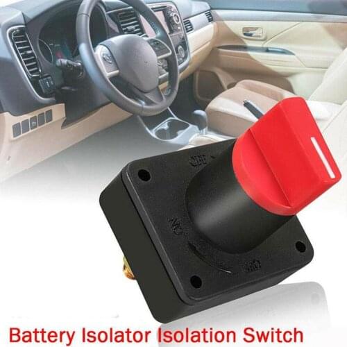 Small Current Power Supply Cut-off Switch Car Modification Parts Battery Cut-off Switch Emergency Stop Pole Separator