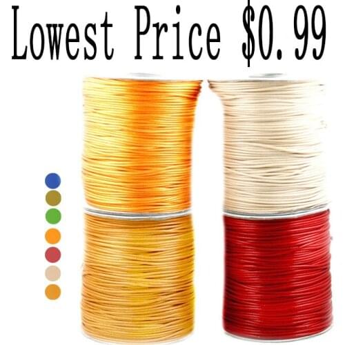 New Hot 10m/lot 1.5mm beading Cord Thread String Jewelry Findings Beading Thread for DIY Necklace and Bracelet PS-FXT008