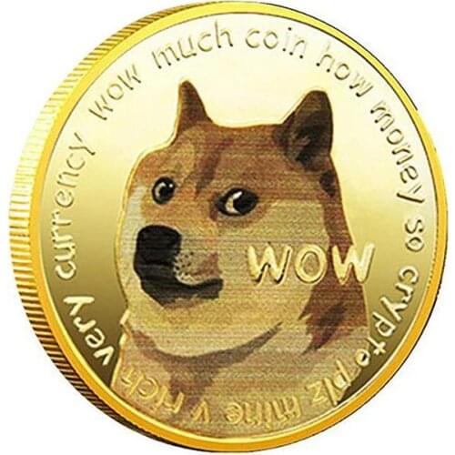 Gold/Silver Plated Ethereum Ripple Bitcoin Dogecoin Cardano QTUM IOTA BNB Binance Digital Currency Commemorative Coins