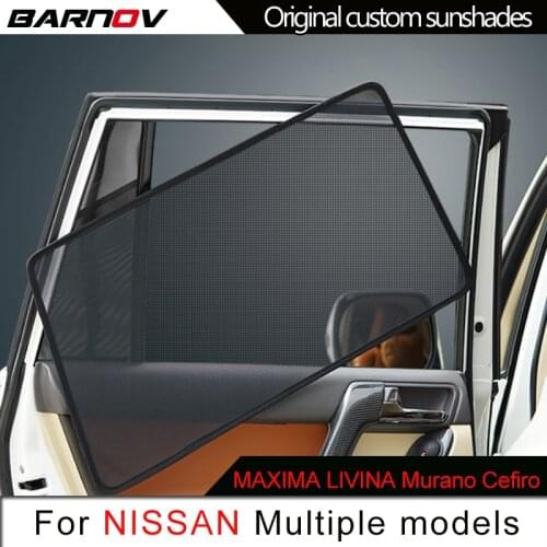 Car Special Magnetic Curtain Window SunShades Mesh Shade Blind Original Custom For Nissan Maxima Livina Murano Cefiro E51 E52