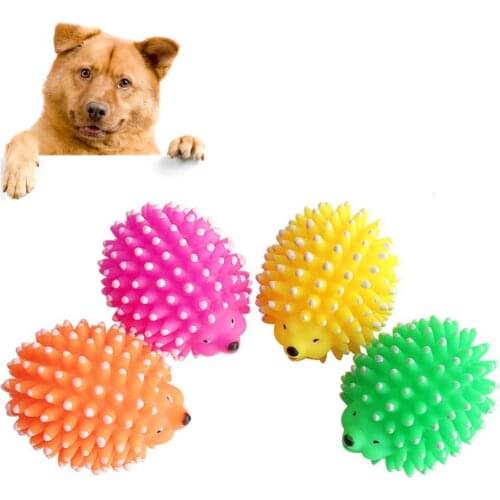 Pet Dog toys Puppy Cute Hedgehog Shape Doll Interactive Squeaky Chew Play Scratch Toy Pets Accessories игрушки для собак