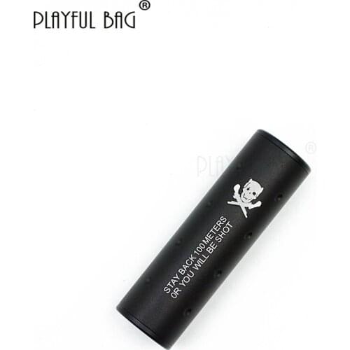 Outdoor sports athletic equipment diy cs pirate skull muffler front tube decoration flame cap water bullet gun toy modifi MD33