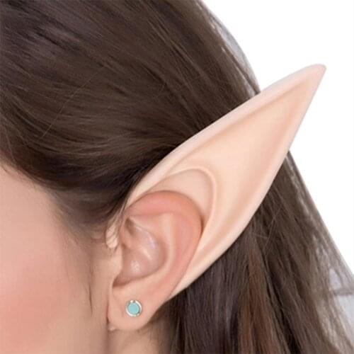 Halloween Decoration Simulation Latex Ears ElfEars Props Fairy Cosplay Costume Accessories Party Christmas Decor