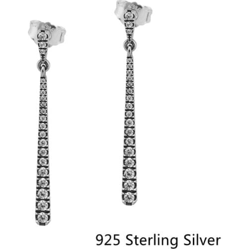 CKK 925 Sterling Silver Shooting Stars Dangle Earrings For Women Original Charms Jewelry Anniversary Gift