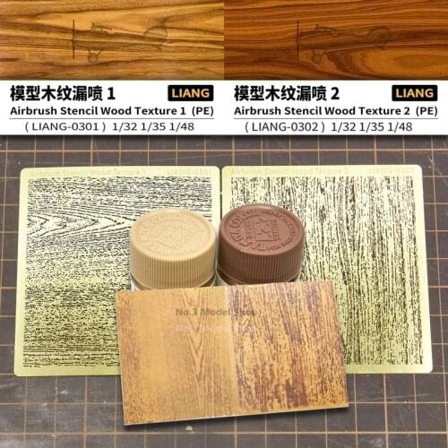 1/32 1/35 1/48 Military Model Scenes make Airbrush stencil Wood Texture Hobby Models Tools
