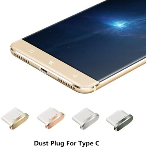 1 pcs Metal Dustproof Cover Cap Jack Charging Port Plug For Huawei Xiaomi Samsung Jack USB Type-C Dust Plug Phone Accessories