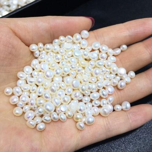 10 Pieces Natural Peal Button freshwater Pearls beads High Quality Bead for DIY Womens Necklace Earing Jewelry 5MM 6MM