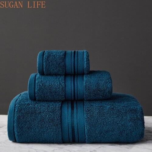 100% Egyptian cotton Towel set bath towel and face towel can Single choice Bathroom Towel Travel Sports Towels