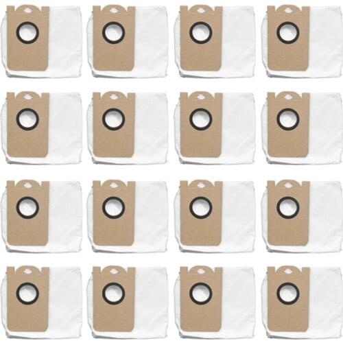 16Pcs for VIOMI S9 Robot Vacuum Cleaner Dust Bag Cleaner Large Capacity Leakproof Dust Bag Replacement Parts Kit