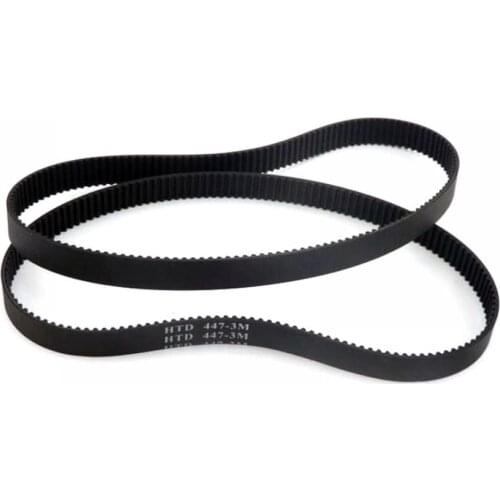 2pcs/lot Timing Belt Transmission Belts 447-3M-12 447mm Length 12mm Width