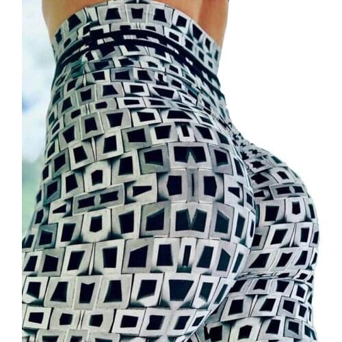 2019 Summer styles Fashion Hot Women Hot Leggings Digital Print Fitness Sexy 3D metal corrugated digital printing Shipping