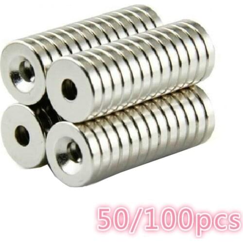 50/100 pcs Strong Ring D Countersunk Neodymium Round Magnet 10x3mm Hole 3mm