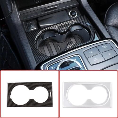 For Mercedes Benz GLE GLS ML GL Class W166 X166 Car Cup Holder Frame Cover Center Console Cup Slot Protect Trim Accessories