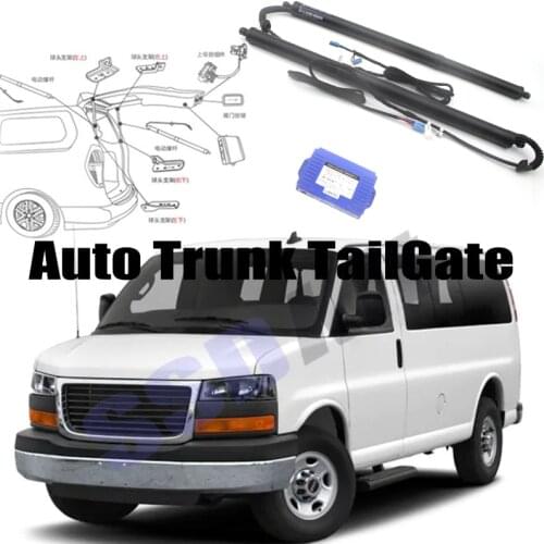 Car Power Trunk Lift Electric Hatch Tailgate Tail gate Strut Auto Rear Door Actuator For GMC Conversion Van Savana 2009~2021