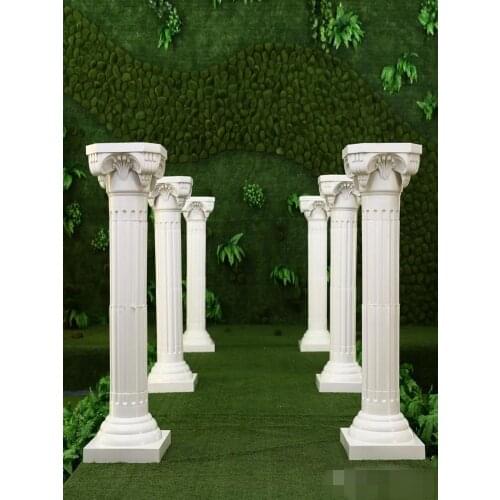 White Plastic Roman Columns Road Cited For Wedding Favors Party Decorations Hotels Shopping Malls Opened Welcome Road Lead