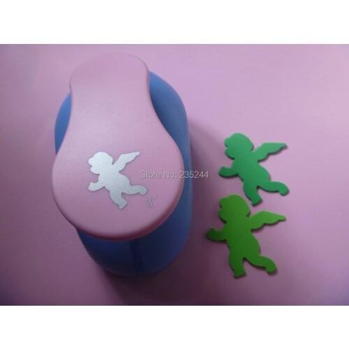 Free shipping 3"(7.6cm) Angel model of EVA foam punch foam maker craft punch Scrapbook punchers DIY hole punch