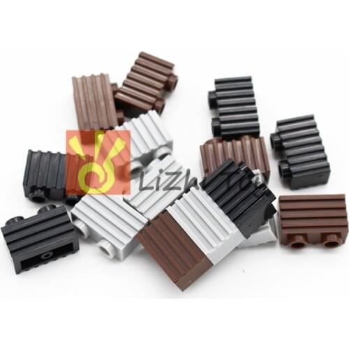 MOC Brick Parts 2877 Brick Modified 1 x 2 with Grille Classic Piece Building Block Toy Accessory