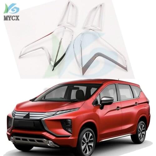 For Mitsubishi xpander 2019 2020 2021 Rear Light Strips ABS Chrome External Taillight Decoration Cover Trim Car styling