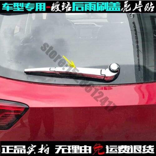 For 2017-2020 MG ZS ABS Chrome Rear window wiper cover Trim Car styling