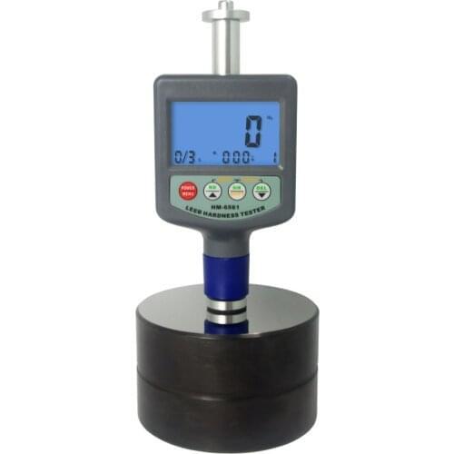 HM6561 Leeb Metal Hardness Tester Meter 50 Data Memory 200~900L Range 12.5 mm LCD With Back Light 9 Different Common Materials