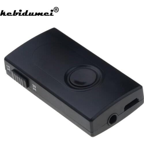 Kebidu 2 in 1 Wireless Bluetooth V4.2 Transmitter Receiver A2DP 3.5mm Adapter Stereo Audio Dongle For TV Car /Home Speakers MP3
