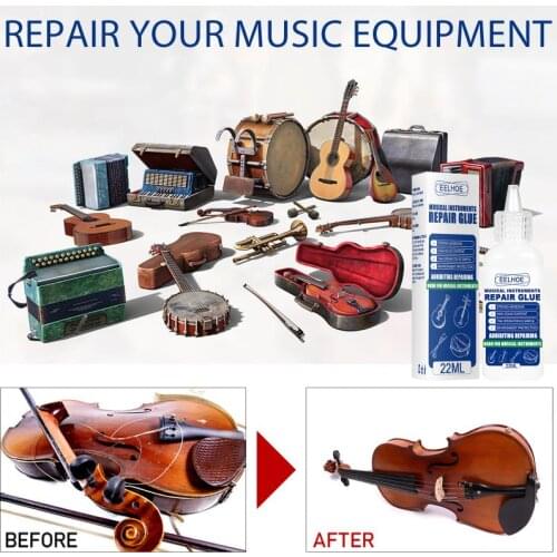 22ml Wood Board Repair Adhesive Strong Liquid Wood Glue Musical Instrument Sealers Guitar Piano Strong Quick-drying Repair Tools