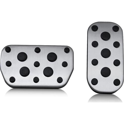 No Drill Steel Gas Brake Pedal Pad Cover Kit For 2017 2018 2019 2020 Toyota C-HR Corolla