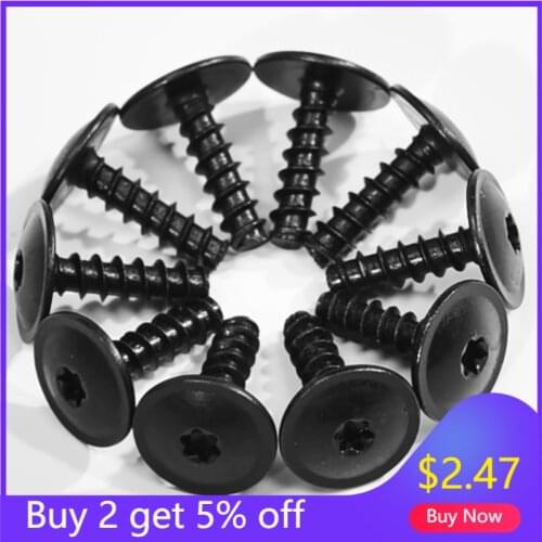 20pcs Car Engine Cover Wheel Arch Inner Liner Mud Flaps Fender Mud Splash Guard Torx Screws Self Tapping for VW/AUDI Parts