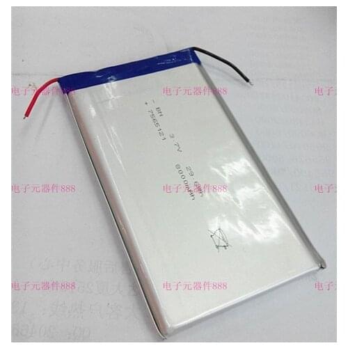 Wholesale 7566121 mobile power foot 8000 Ma polymer lithium battery Rechargeable Li-ion Cell Rechargeable Li-ion Cell