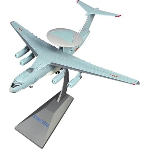 1/240 Scale Alloy Aircraft Air Early Warning KongJing 2000 AEW KJ2000 Plane Model Toys Gift for Collection Decoration